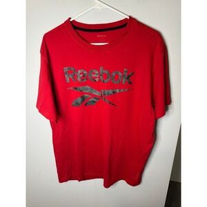 Reebok Men's Red T-Shirt - Large‎